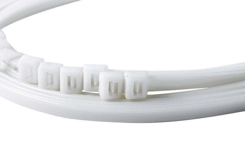 Gardner Bender 46-424 Heavy-Duty Cable Tie, 24 inch, 180 lb, Electrical Wire and Cord Management, Nylon Zip Tie, 50 Pk, Natural White - Image 2